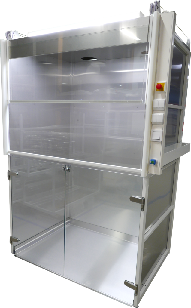 HUonevetokaappi / Walk-in fume cupboard